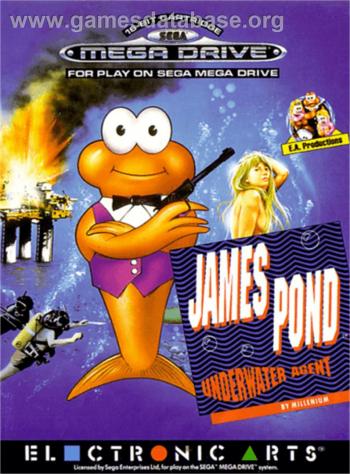 Cover James Pond - Underwater Agent for Genesis - Mega Drive